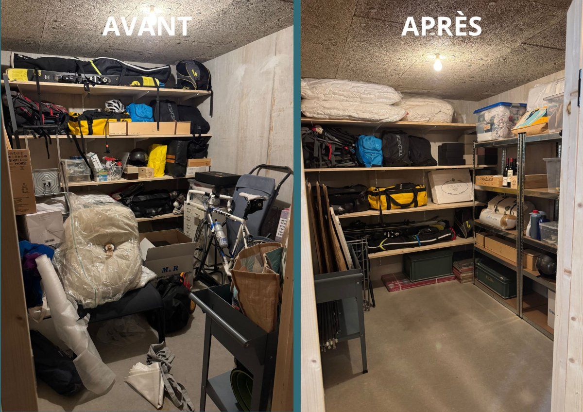 Organisation d’une cave avant et après intervention – RangéO – Genève